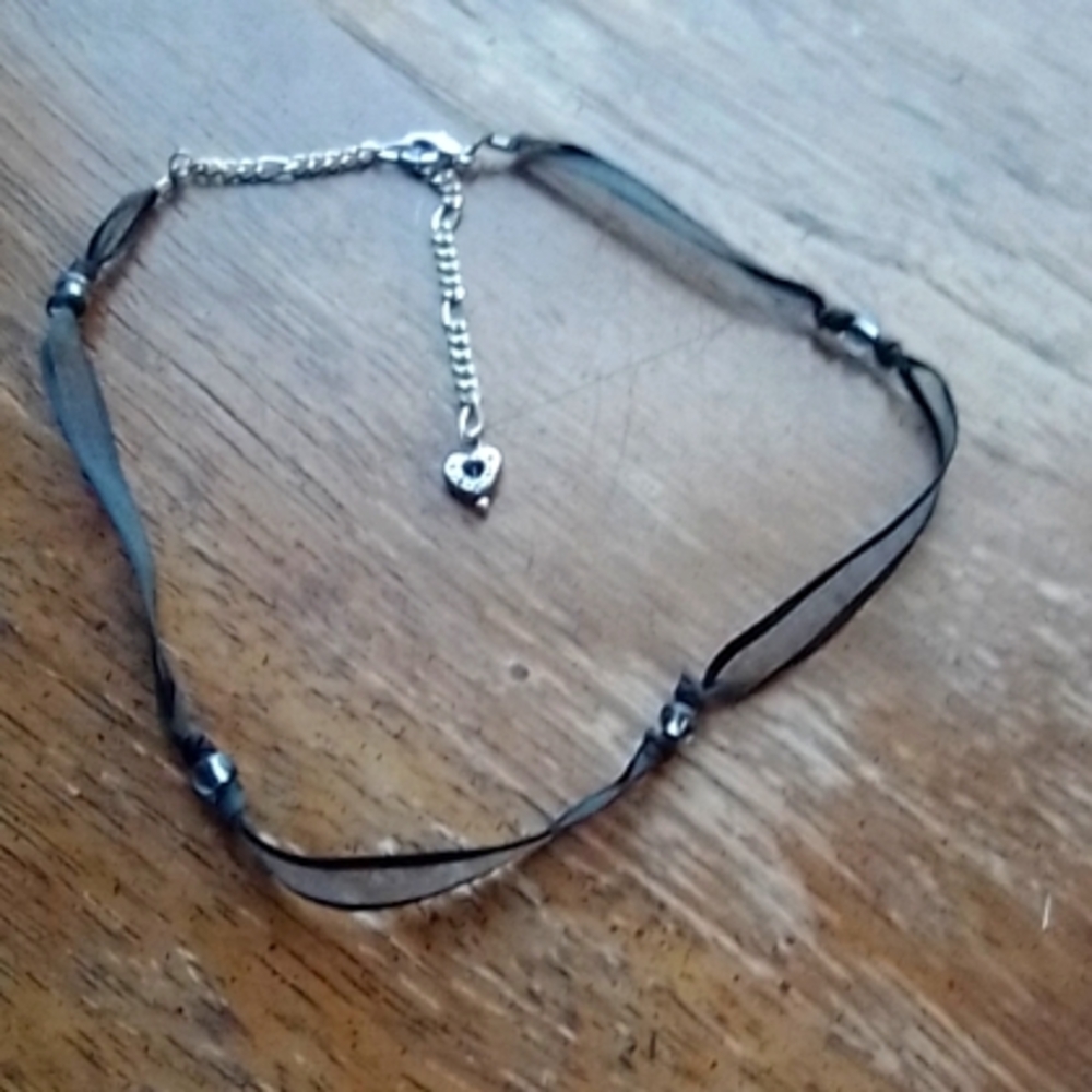 Handmade Black Ribbon Choker Necklace!!!! Never Worn!!!